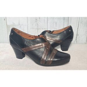 Pikolinos Lille Leather Heeled Booties Sz. 37 / 6.5-7